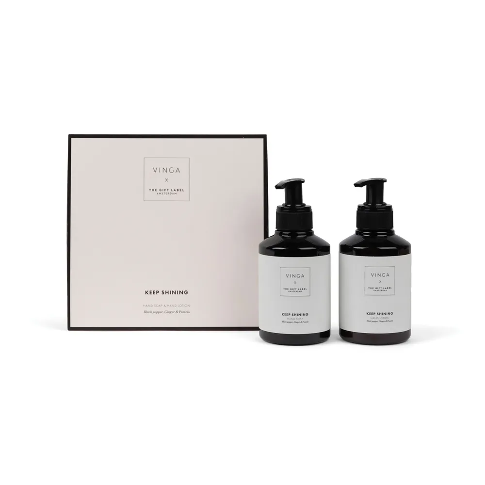 VINGA x TGL giftset voor handverzorging