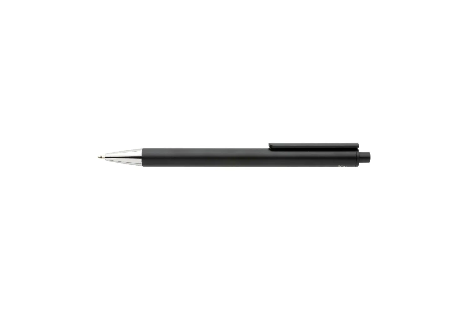 Amisk RCS-gecertificeerde pen van gerecycled aluminium met jouw logo op de gekozen positie