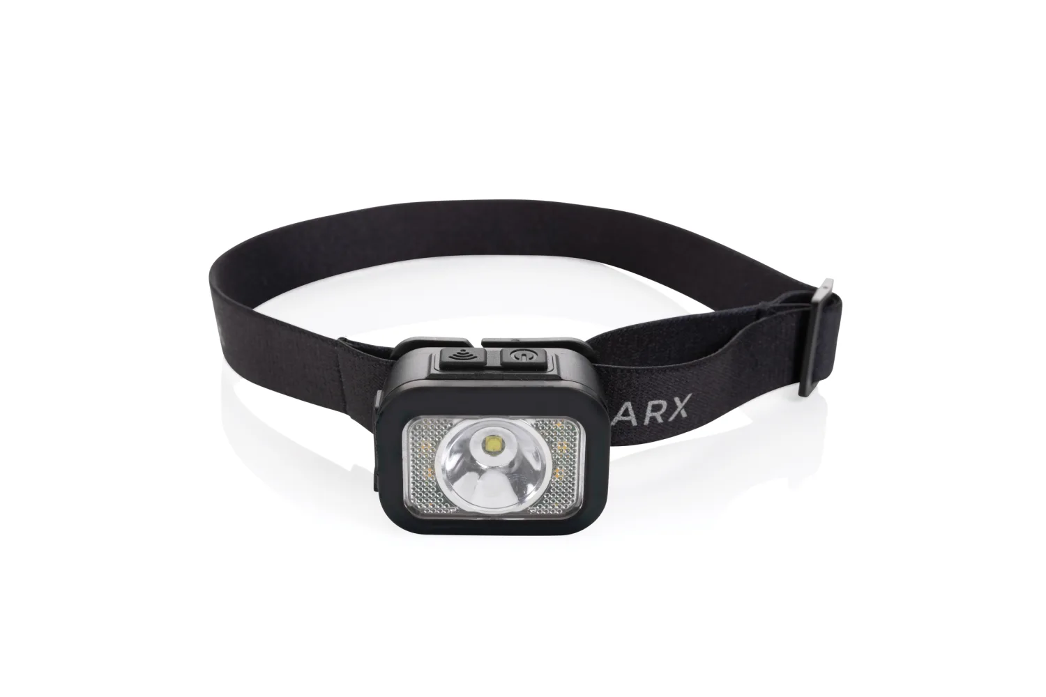 Gear X RCS replastic heavy duty oplaadbare hoofdlamp met jouw logo op de gekozen positie