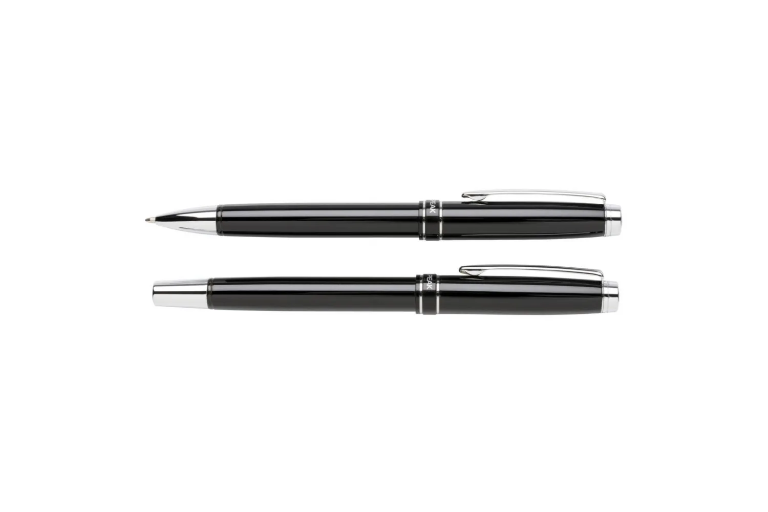 Heritage pennen set met jouw logo op de gekozen positie