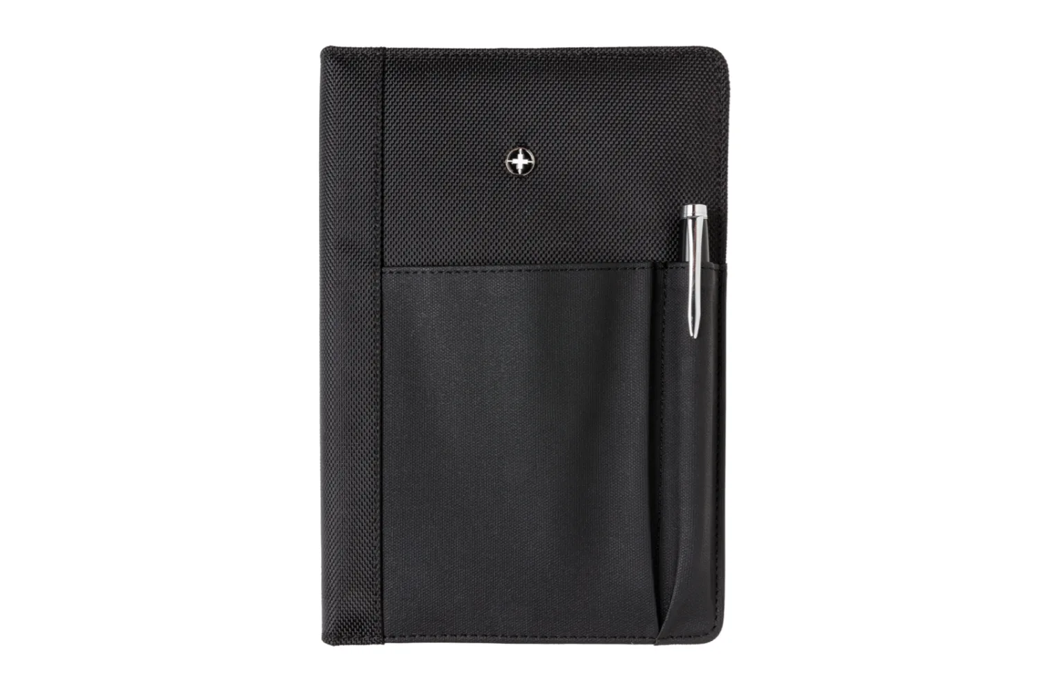 Hervulbaar notitieboek en pen set met jouw logo op de gekozen positie