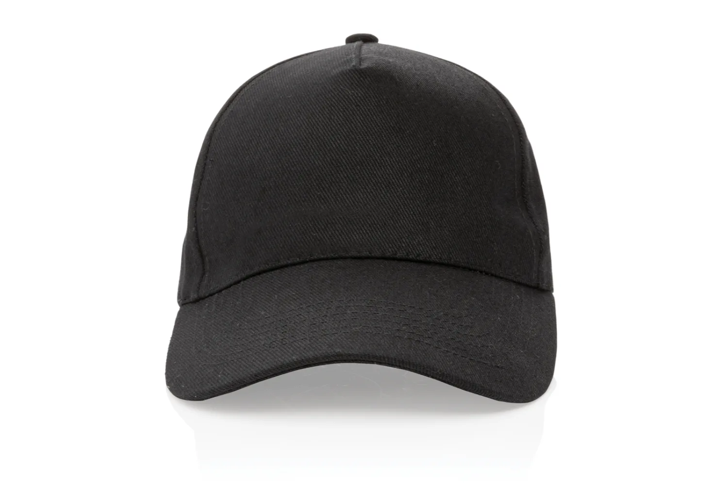 Impact AWARE™ 5 panel 280gr recycled katoenen cap met jouw logo op de gekozen positie