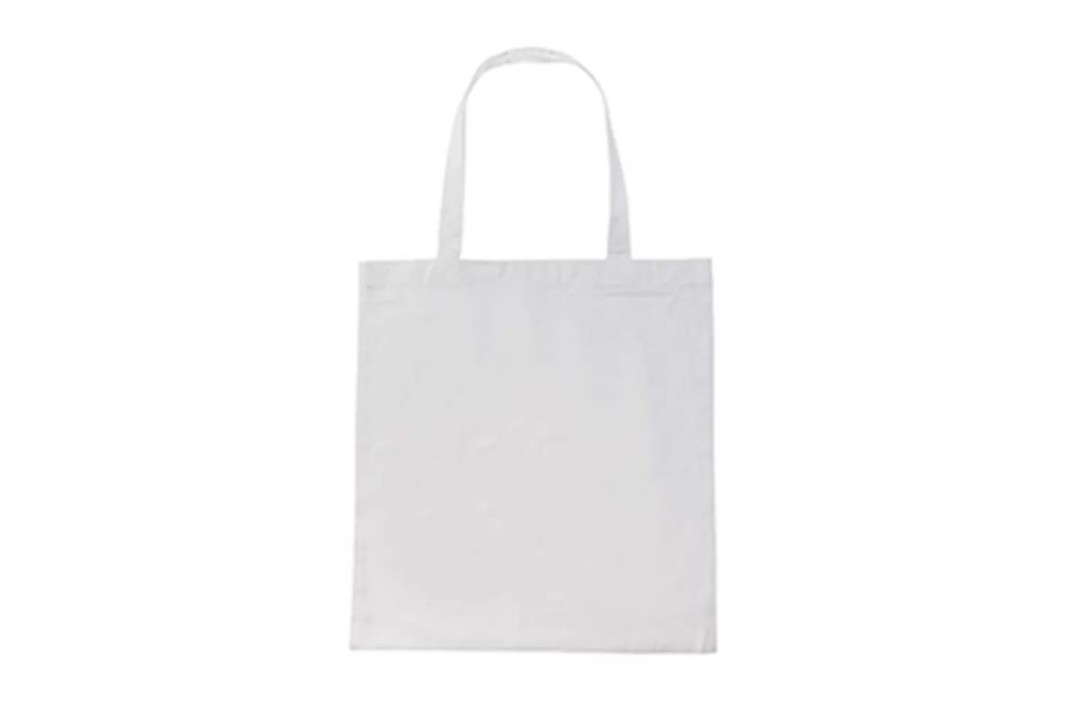 Impact AWARE™ gerecycled katoenen draagtas 145gsm met jouw logo op de gekozen positie