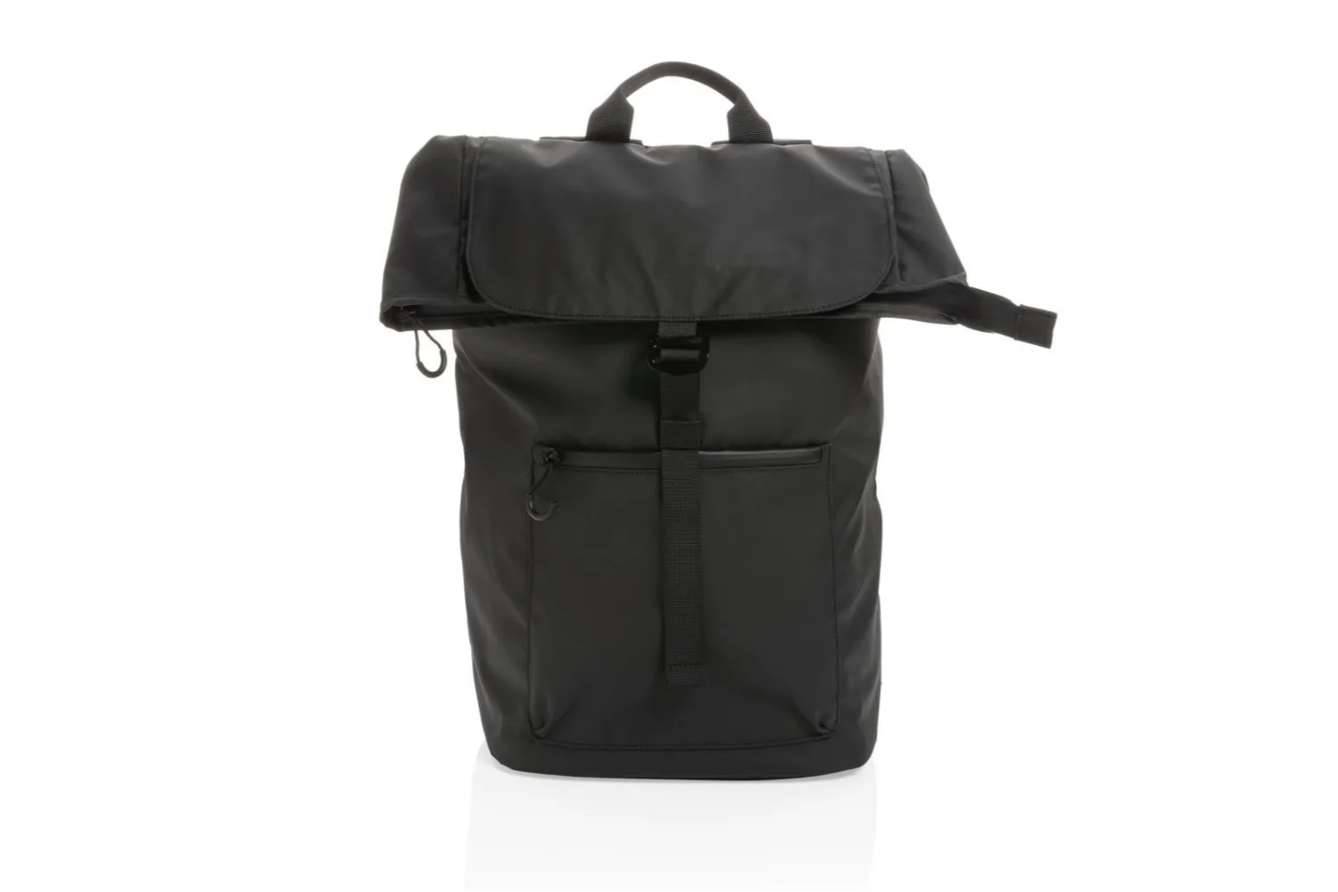 Impact AWARE™ RPET waterbestendige 15.6" laptoprugzak met jouw logo op de gekozen positie