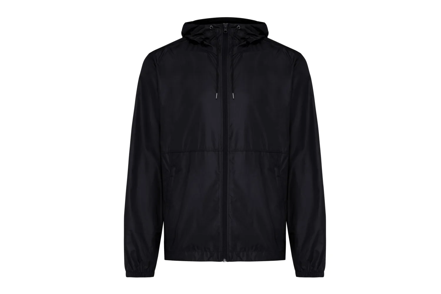 IQONIQ Logan gerecycled polyester lichtgewicht jas met jouw logo op de gekozen positie