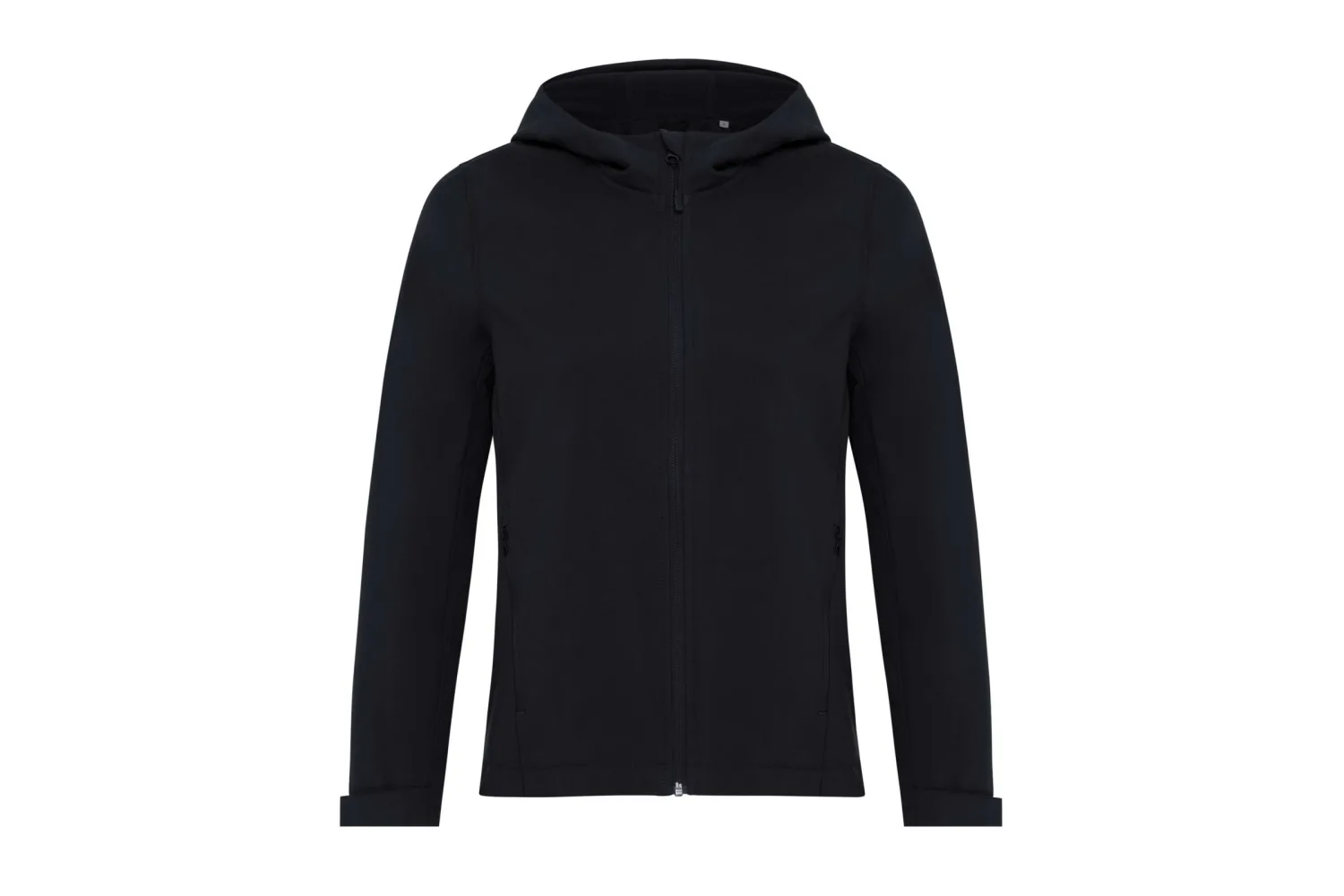 IQONIQ Makalu dames recycled polyester softshell jas met jouw logo op de gekozen positie