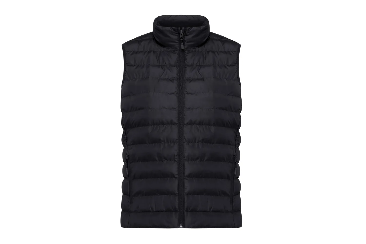 IQONIQ Meru dames gerecycled polyester bodywarmer met jouw logo op de gekozen positie