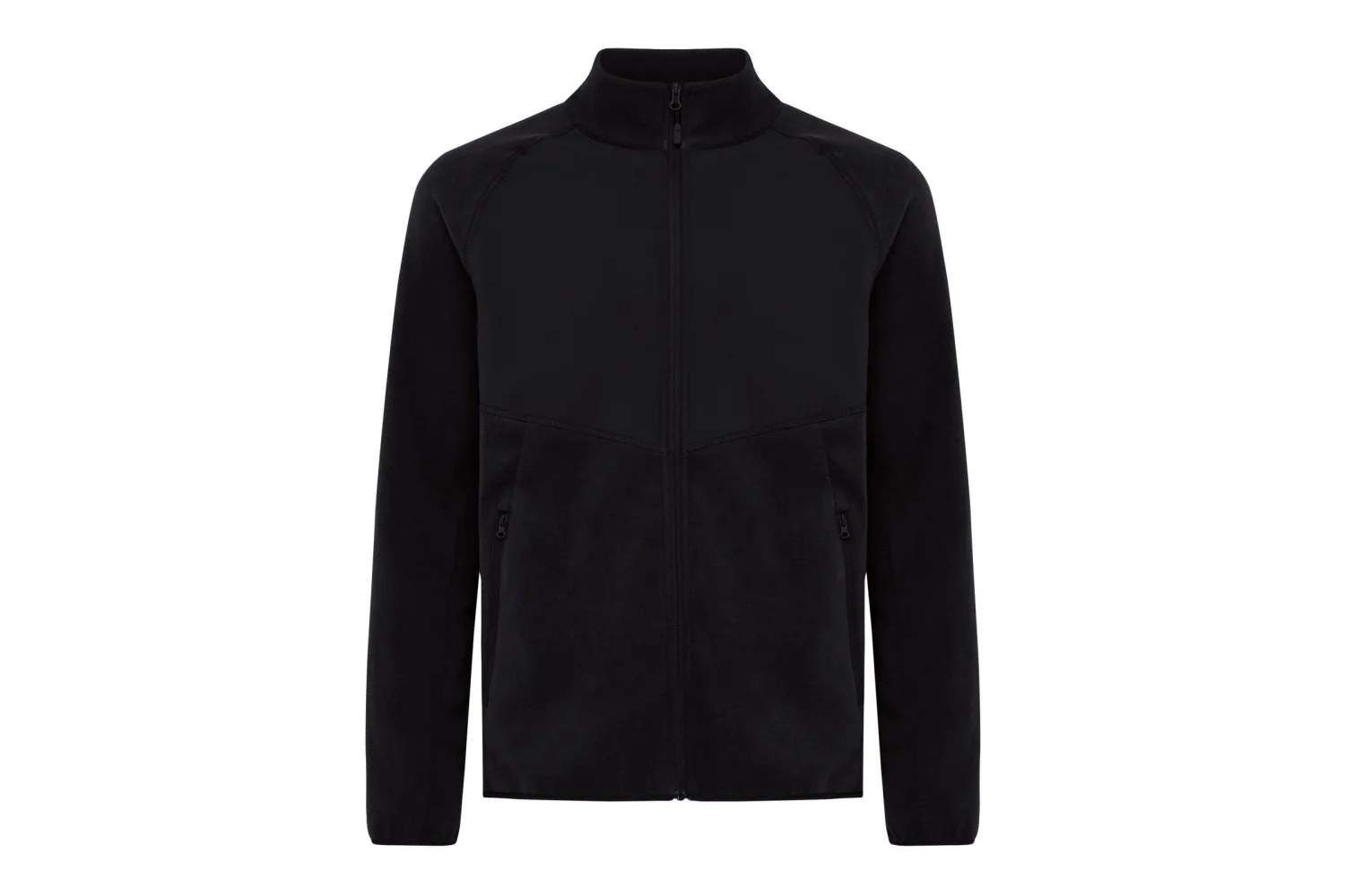 IQONIQ Talung gerecycled polyester fleece jas met rits met jouw logo op de gekozen positie