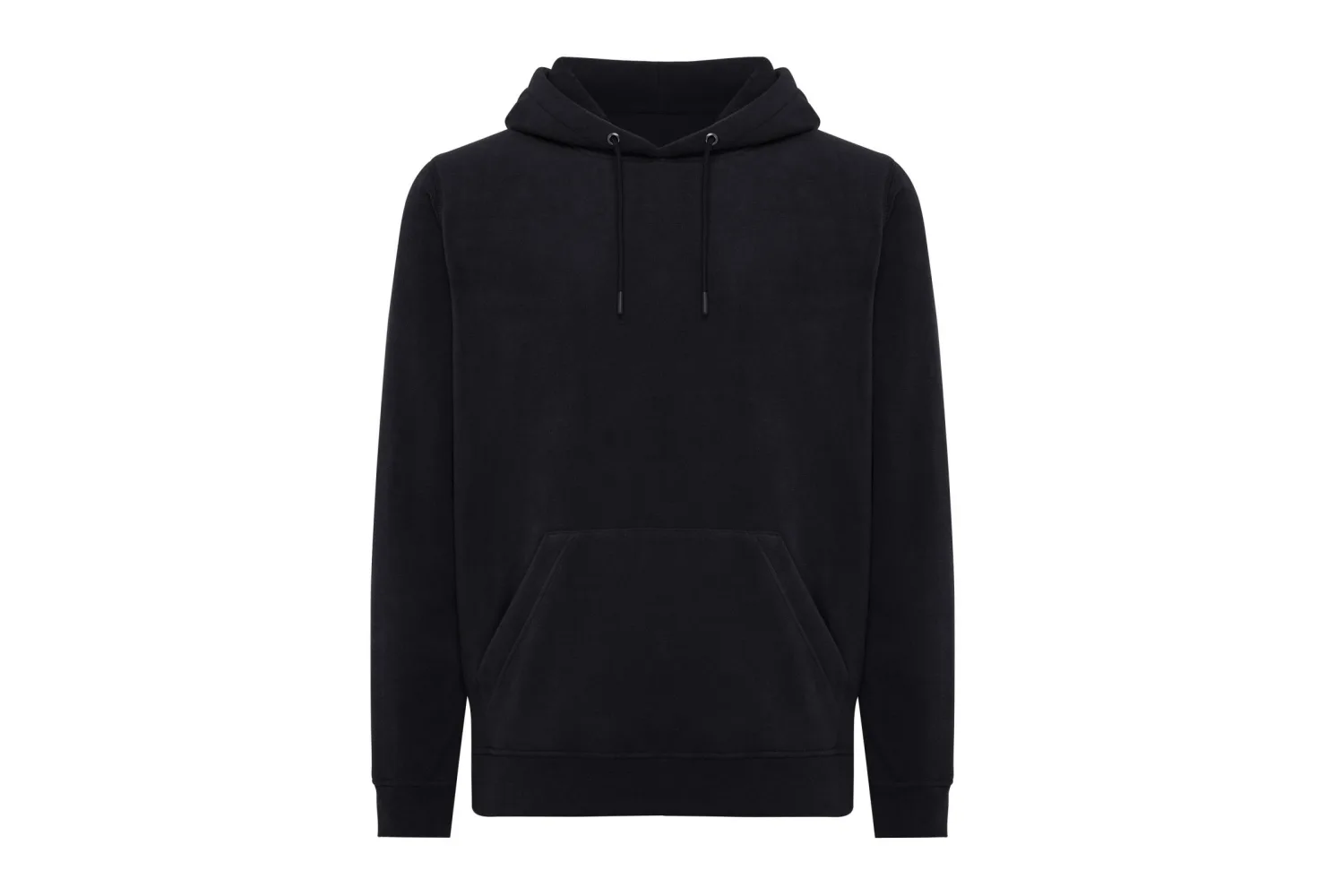 IQONIQ Trivor gerecycled polyester fleece hoodie met jouw logo op de gekozen positie
