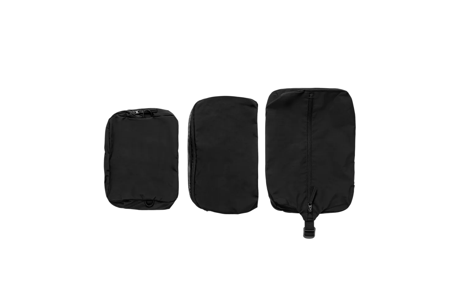 KENTO URBAN RCS gerecyclede nylon packing cube set met jouw logo op de gekozen positie