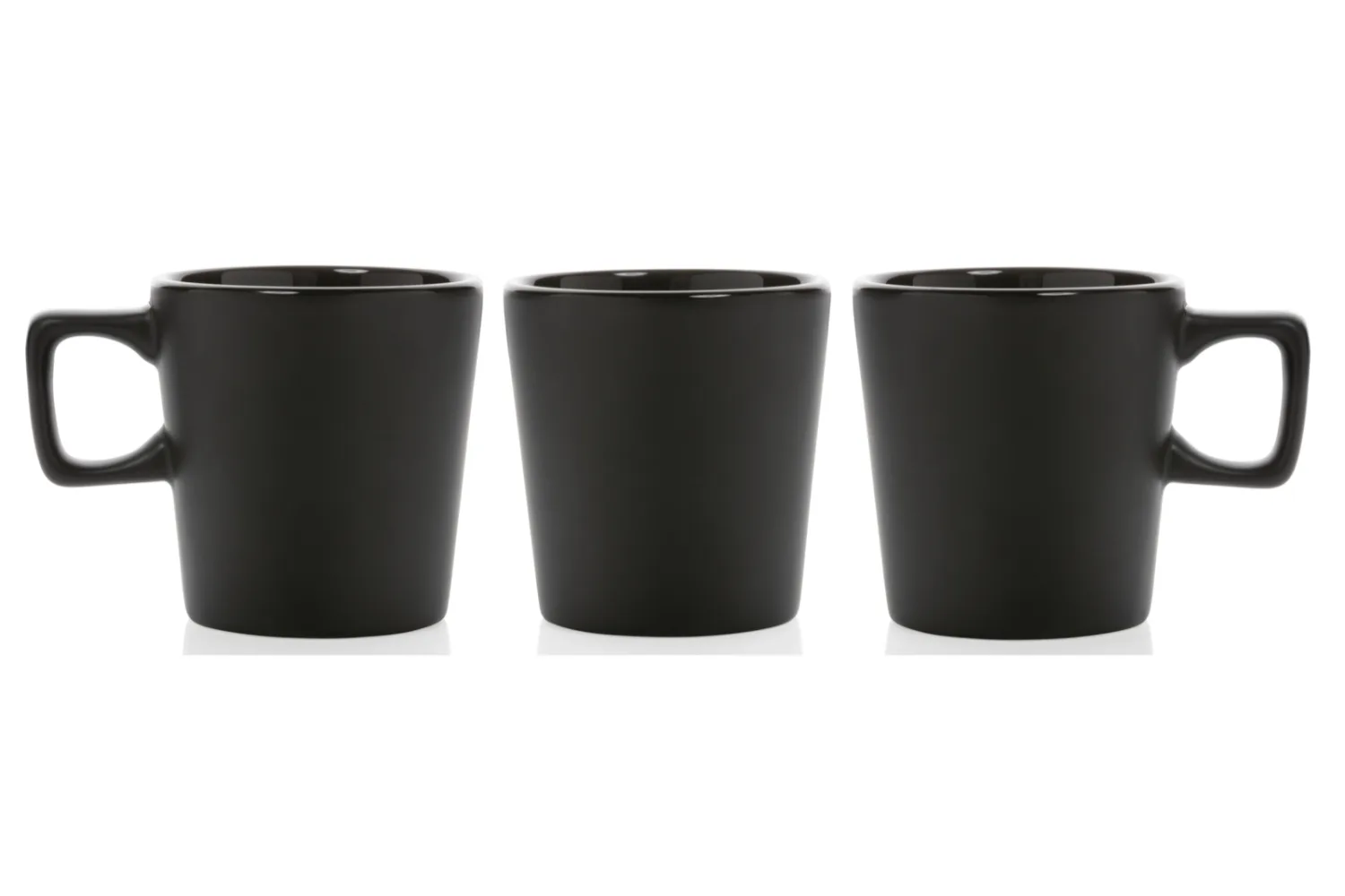 Keramische moderne koffiemok 300 ml with your logo in the chosen position