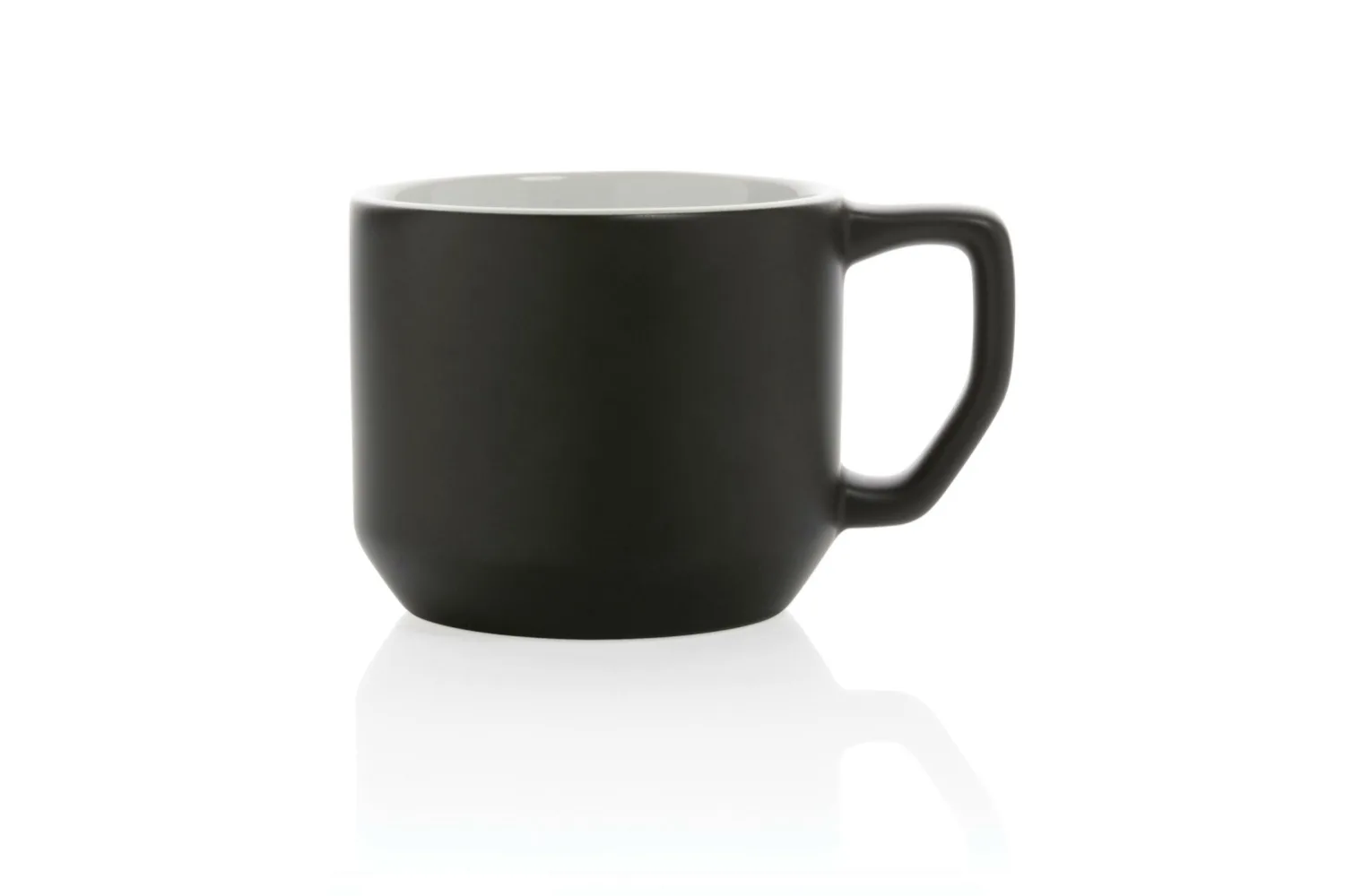 Keramische moderne mok 350 ml met jouw logo op de gekozen positie