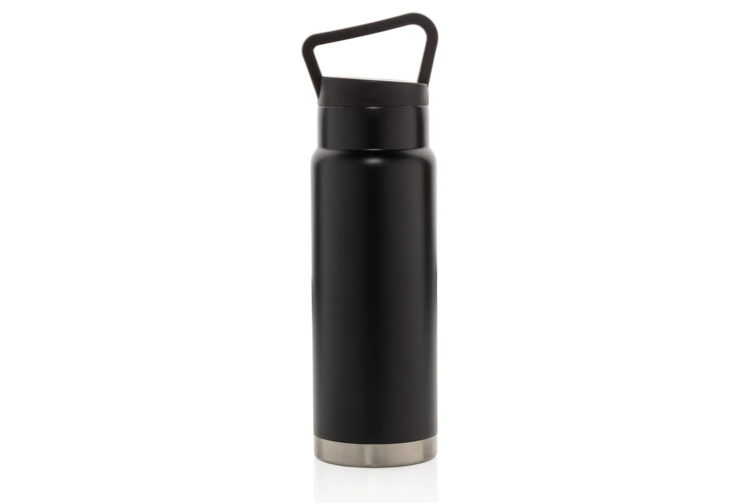 Lekvrije vacuümfles on-the-go met handvat met jouw logo op de gekozen positie