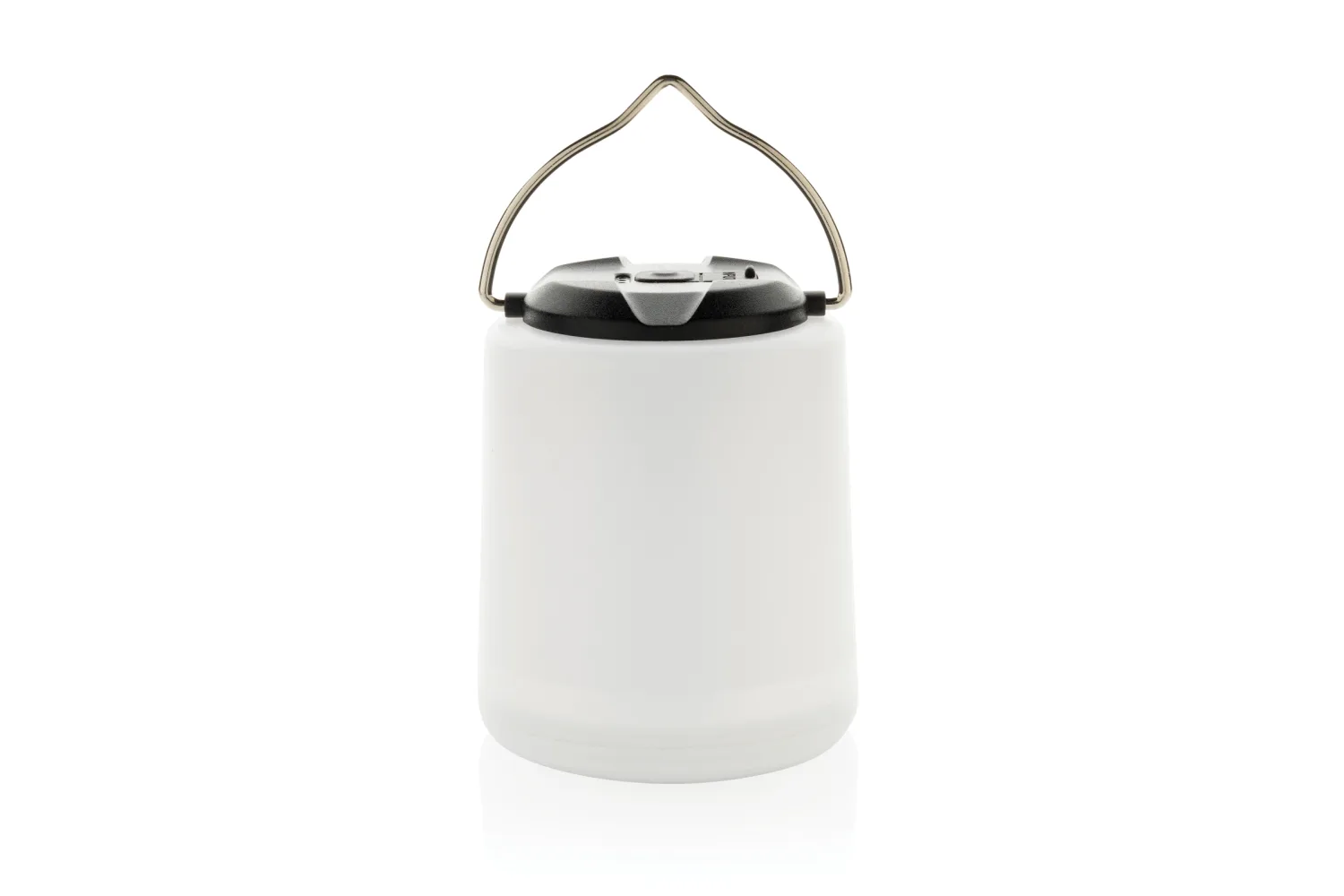 Limio RCS rplastic draagbare oplaadbare tafellamp met jouw logo op de gekozen positie