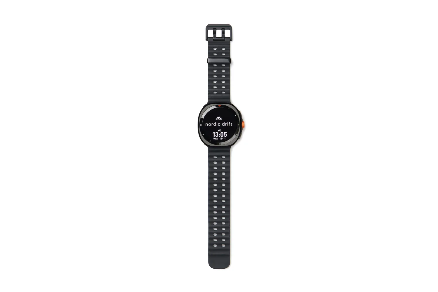 Nordic Drift Titan High-performance horloge met jouw logo op de gekozen positie