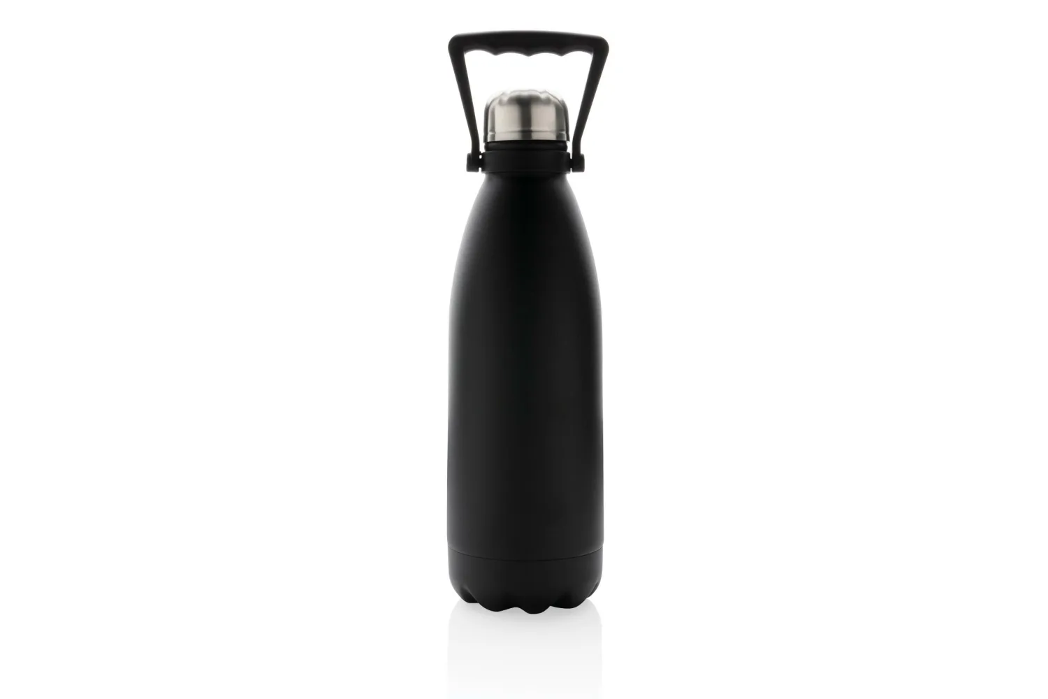RCS gerecycled roestvrijstalen grote vacuümfles 1,5L met jouw logo op de gekozen positie