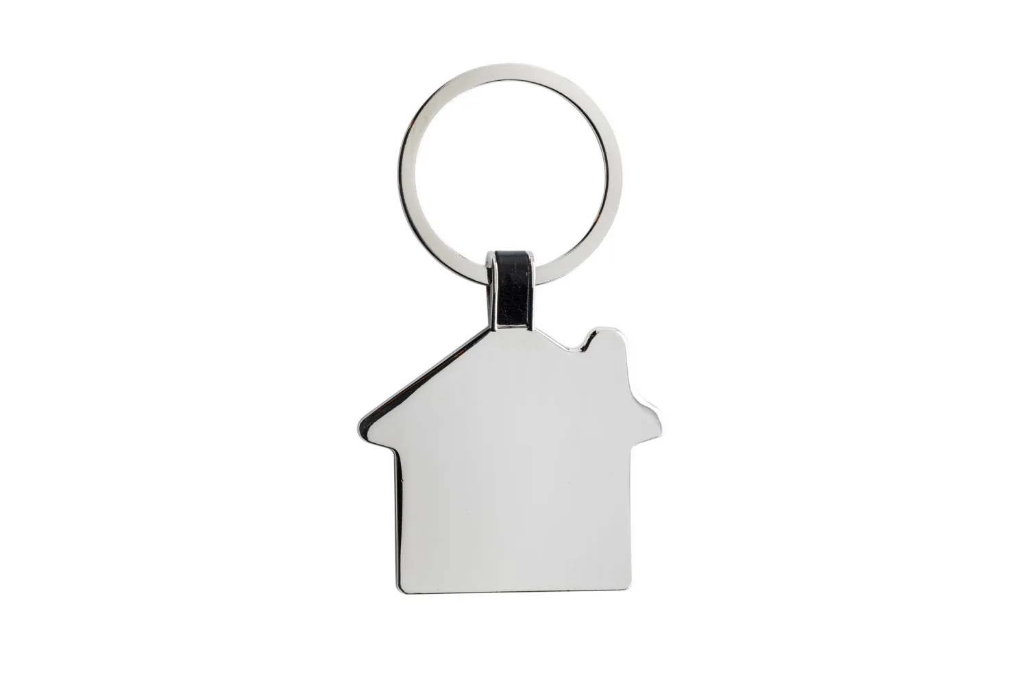 RCS sleutelhanger van gerecycled zinc alloy met jouw logo op de gekozen positie