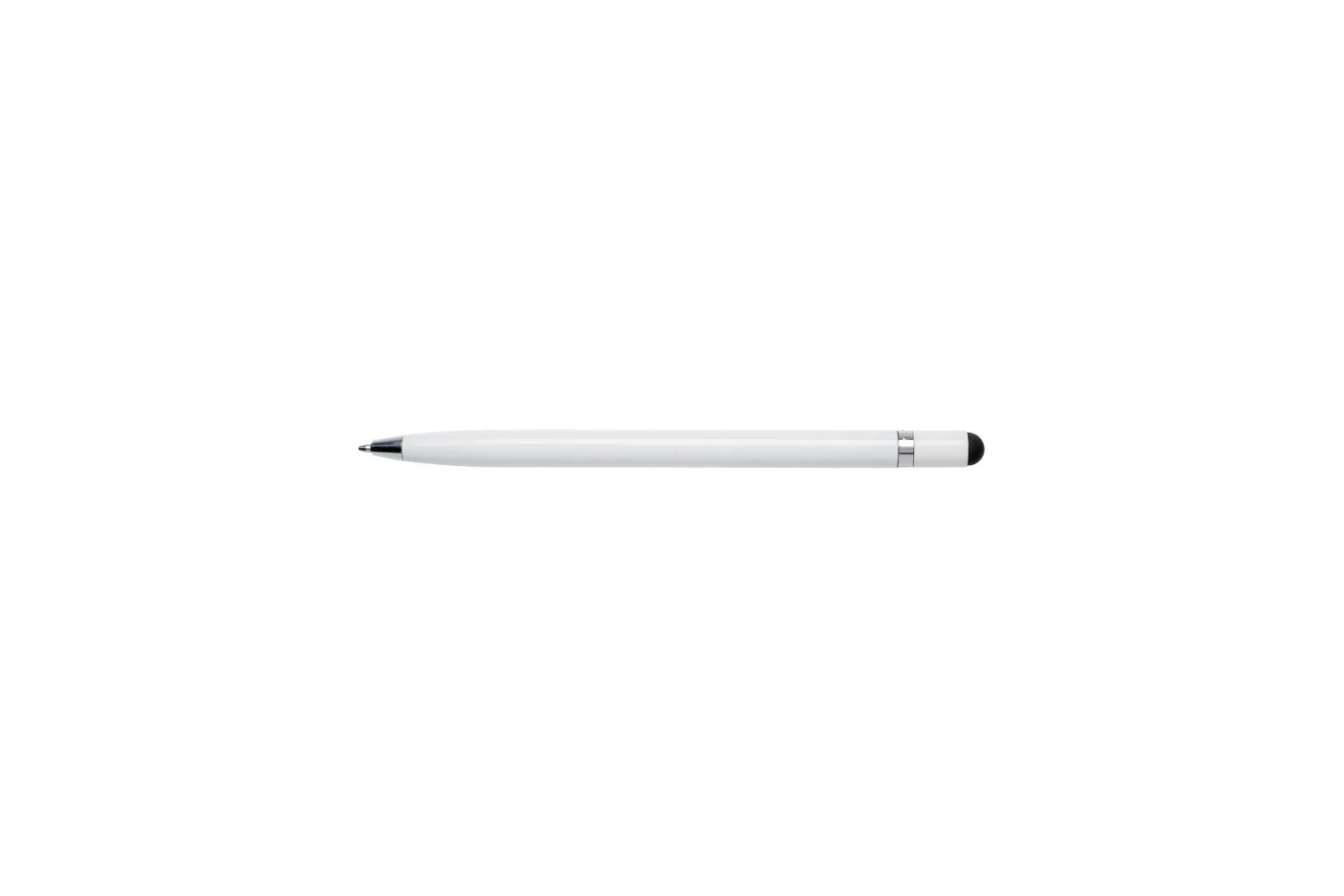 Simplistic metalen pen met jouw logo op de gekozen positie