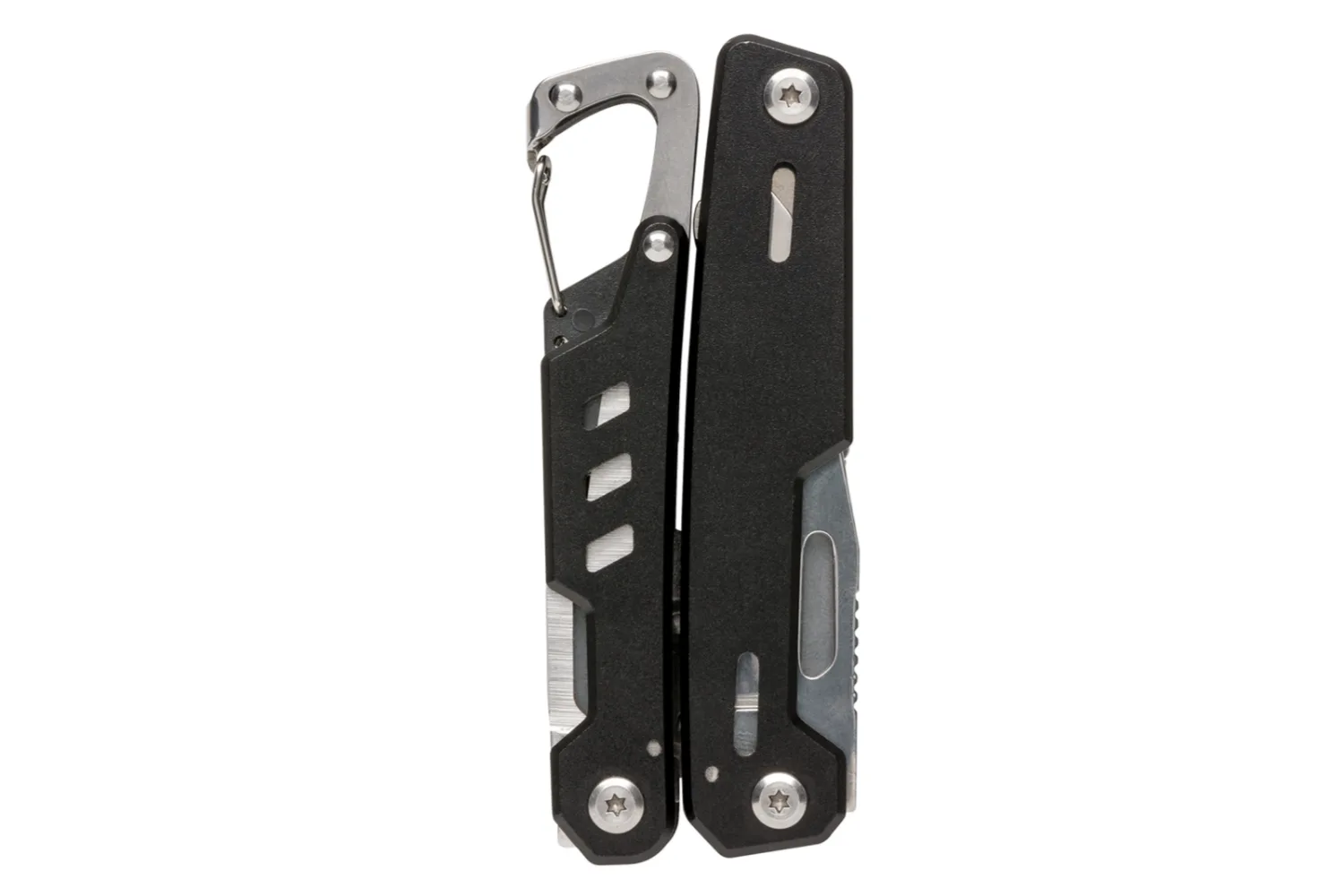 Solid multitool met karabijnhaak with your logo in the chosen position