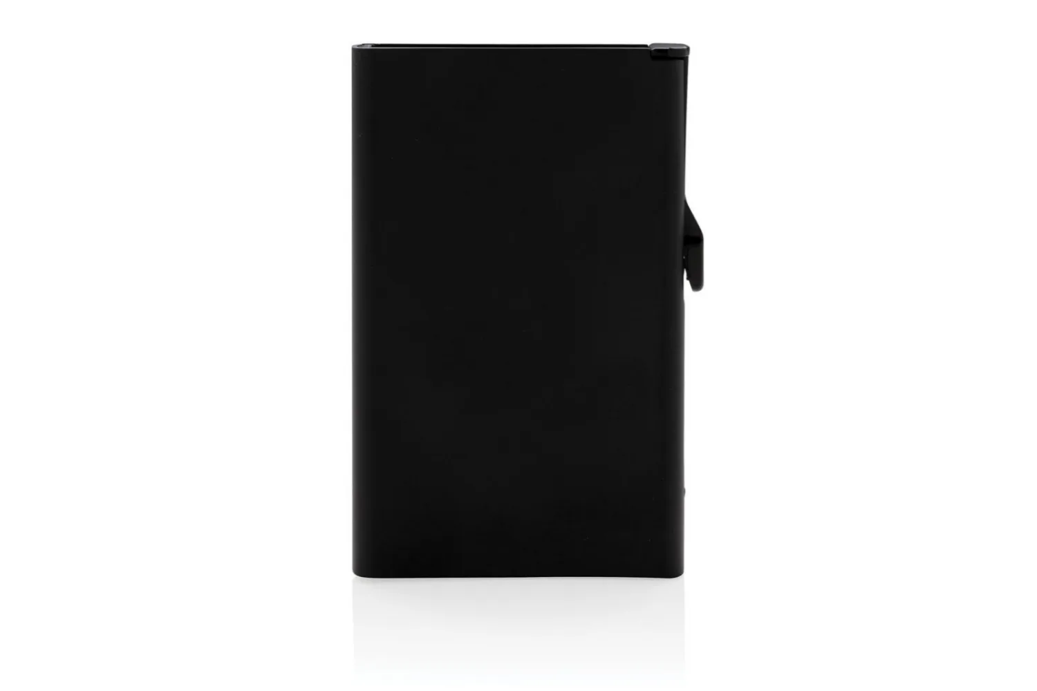 Standaard aluminum RFID kaarthouder met jouw logo op de gekozen positie