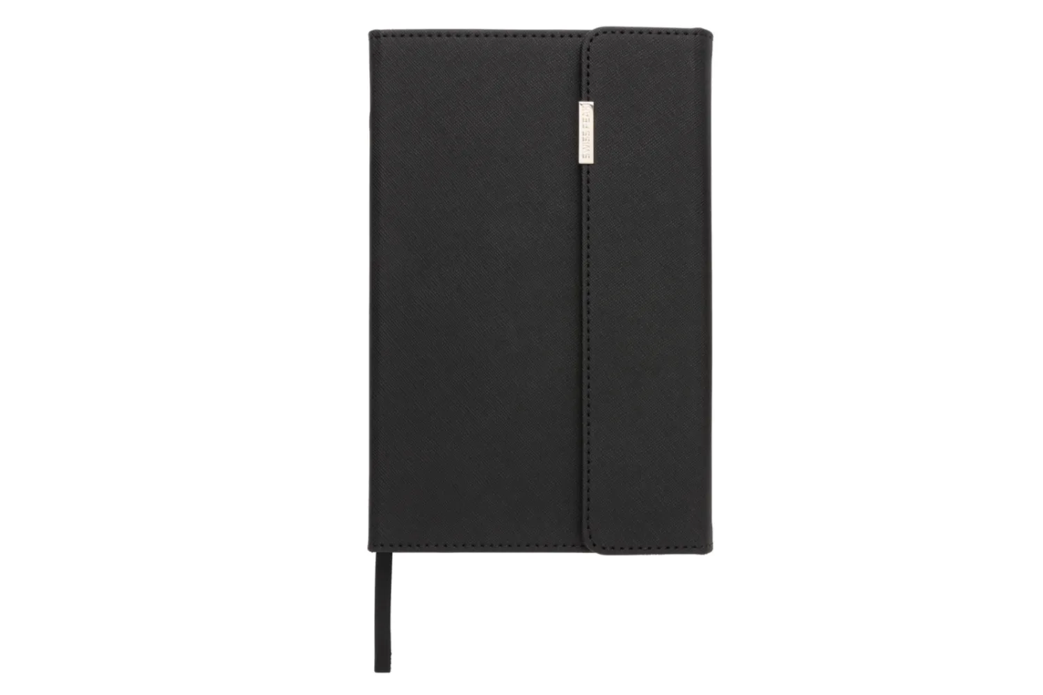 Swiss Peak deluxe A5 notitieboek en pen set met jouw logo op de gekozen positie