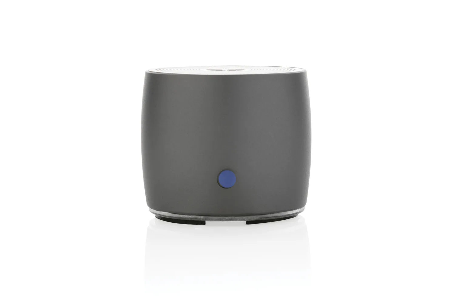 Swiss Peak RCS gerecycled aluminium 3W bass speaker met jouw logo op de gekozen positie