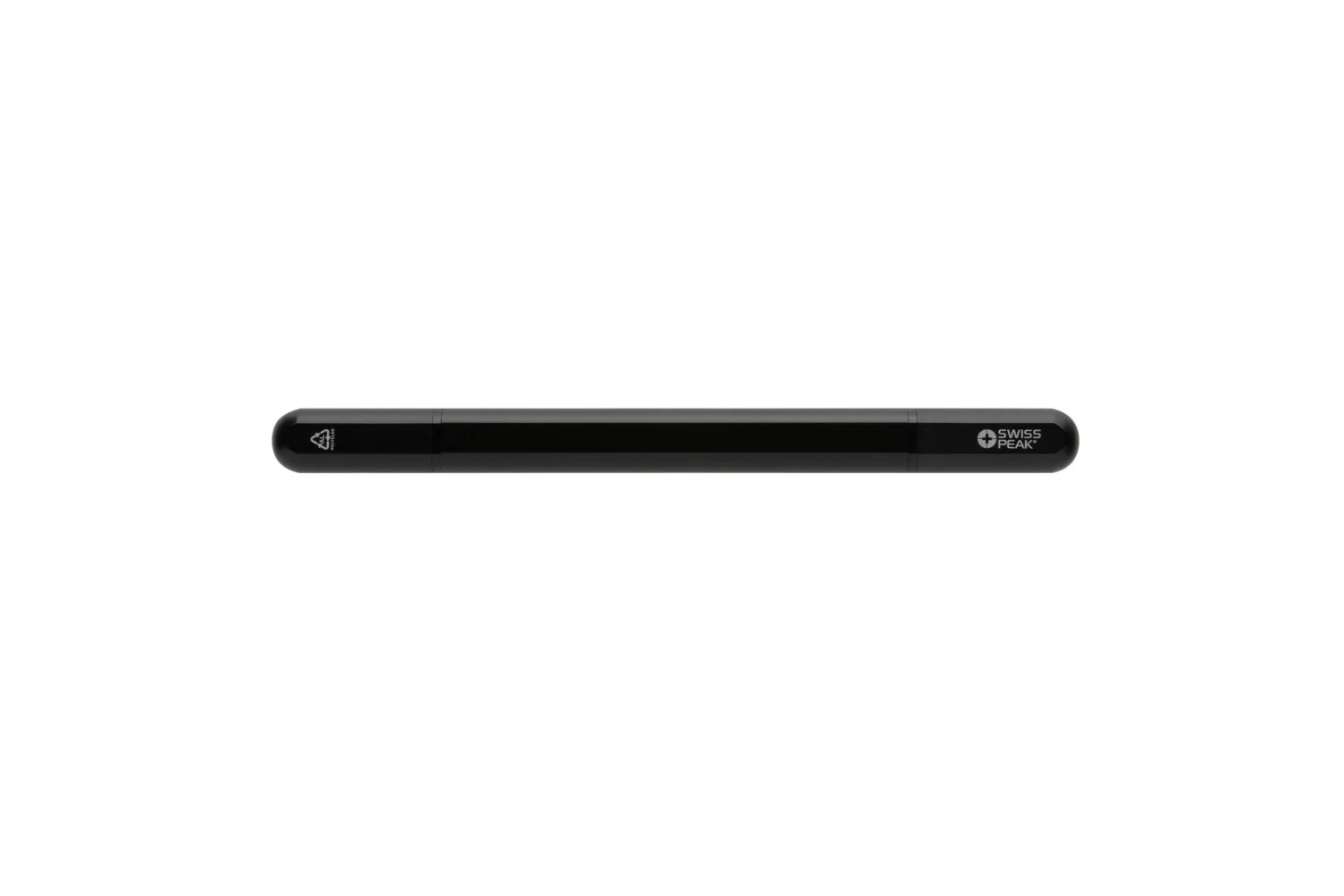 Swiss Peak Storm RCS gerecycled aluminium duo pen met jouw logo op de gekozen positie