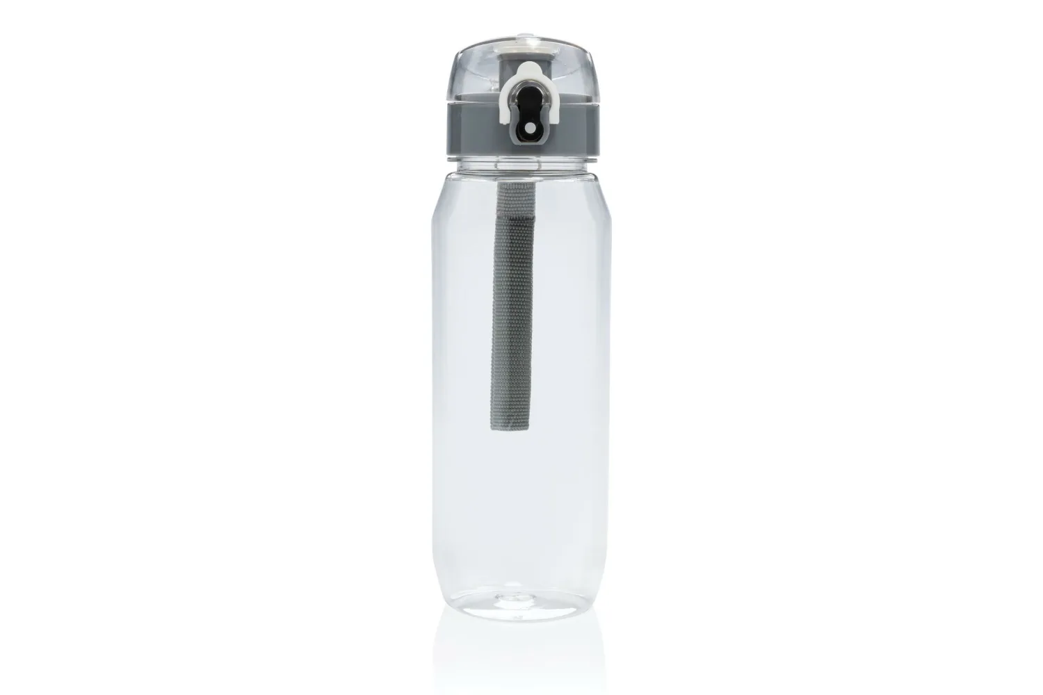 Yide RCS Gerecyclede PET lekvrije afsluitbare fles 800ml met jouw logo op de gekozen positie